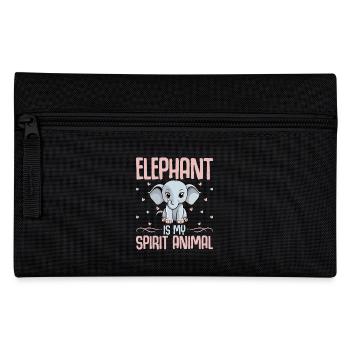 Elefant - Federtasche - Schwarz - Vorne