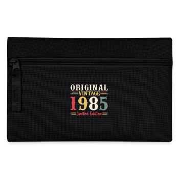 40 Jahre 1985 Vintage Retro Geburtstagsgeschenk - Federtasche - Schwarz - Vorne