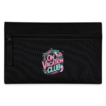 Vacation Club Summer Festival Vacation Beach Vacation - Pencil Case - black - Front