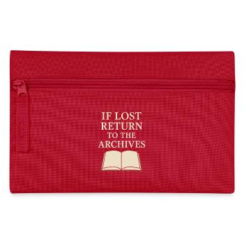 History Historian Humor Weird History History Nerd - Federtasche - Rot - Vorne