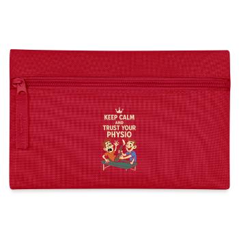 Physiotherapist Keep calm Trust - Pencil Case - red - Front