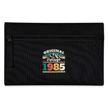 40 Jahre 1985 Vintage Retro Geburtstagsgeschenk - Federtasche - Schwarz - Vorne