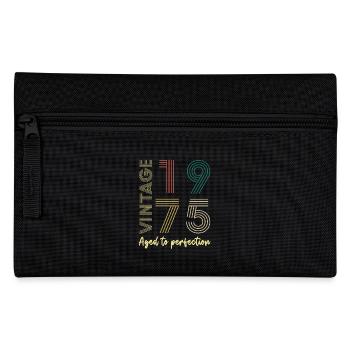 50 Jahre 1975 Vintage Retro Geburtstagsgeschenk - Federtasche - Schwarz - Vorne