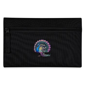Exotic peacock with magnificent colors - Pencil Case - black - Front