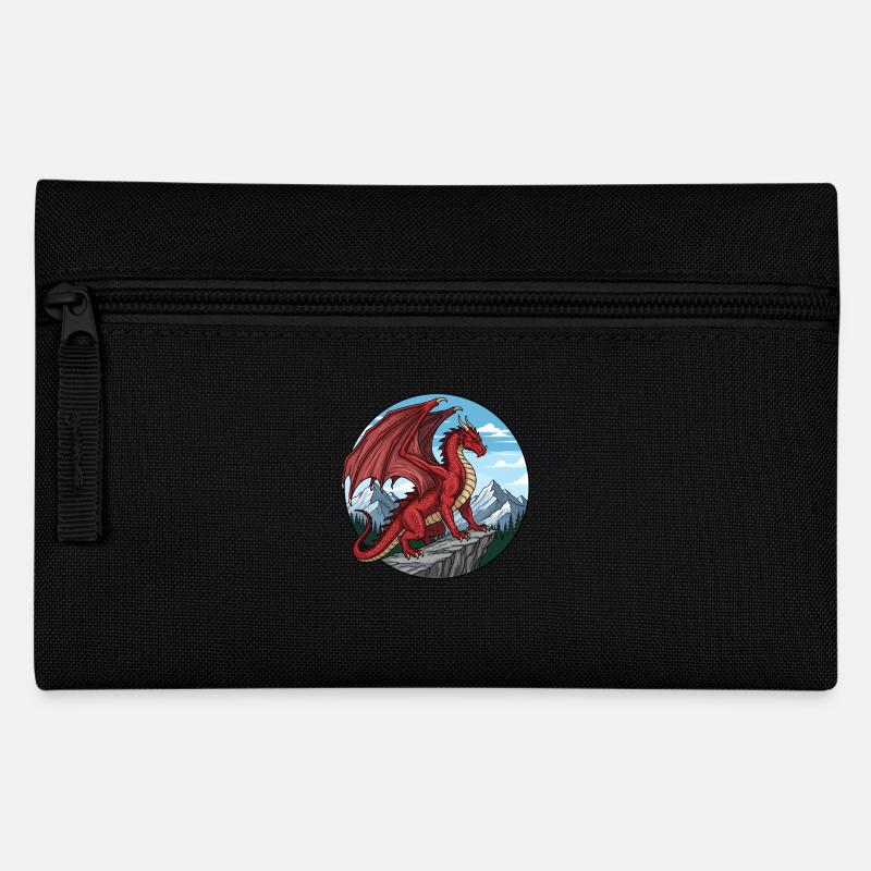 Red Cliff Dragon - Federtasche - Schwarz