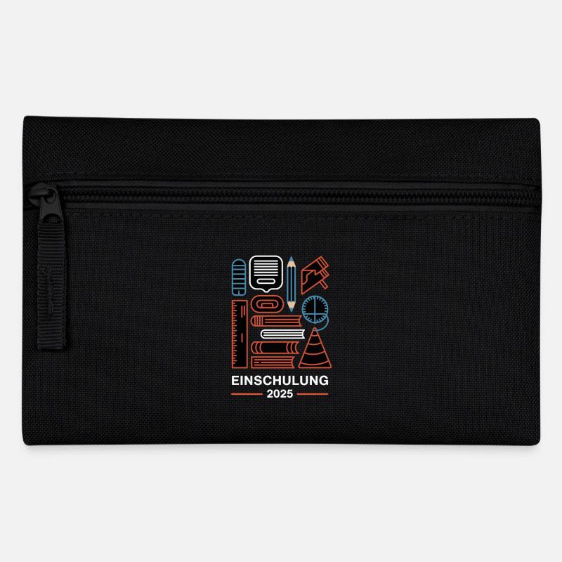 Einschulung 2025 Grundschule Schulstart - Federtasche - Schwarz
