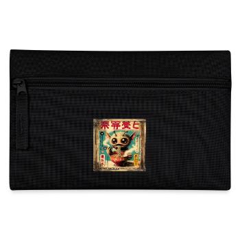 Alien Ramen Grunge Poster Style - Federtasche - Schwarz - Vorne