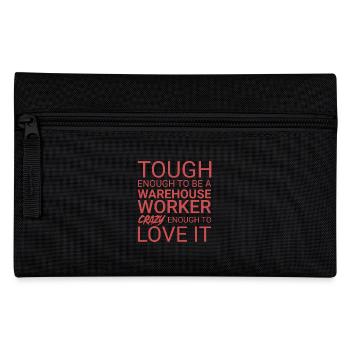 Warehouse Worker Crazy - Federtasche - Schwarz - Vorne