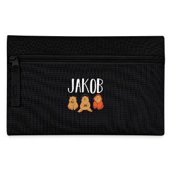 Gamer Zocker Zocken Gaming Jakob - Trousse - noir - Devant