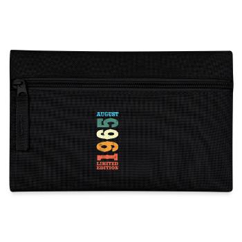 August 1965 Retro Vintage Birthday Gift - Pencil Case - black - Front