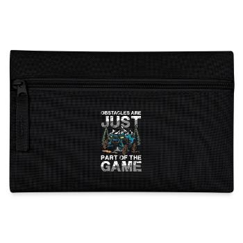 Obstacles are only one part of the game Adventure - Pencil Case - black - Front