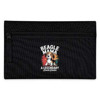 Beagle Mama, Legendärer Snack-Dealer - Federtasche - Schwarz - Vorne