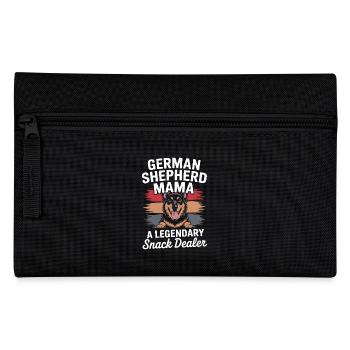 German Shepherd Mama, Legendärer Snack-Dealer - Federtasche - Schwarz - Vorne
