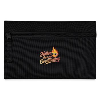 Plus chaud que mon design de flammes repensé avec - Trousse - noir - Devant