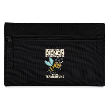 Bees Beekeepers talk to bees is not a quirk - Pencil Case - black - Front