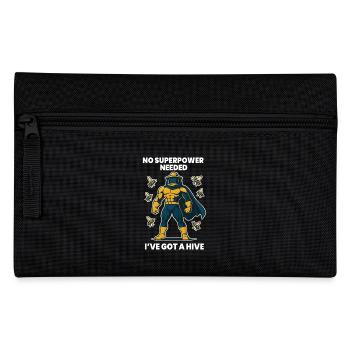 Bee Beekeeper Superpower Hive Honey - Pencil Case - black - Front