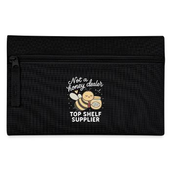 Not A Honey Dealer Top Shelf Supplier Bees Honey - Pencil Case - black - Front