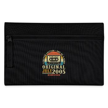 Juli 2005 Vintage Retro Geburtstagsgeschenk - Federtasche - Schwarz - Vorne