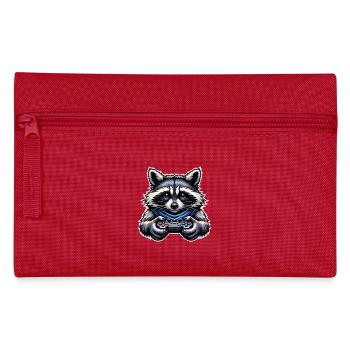 Raton laveur Gamer Nerd de jeu - Trousse - rouge - Devant