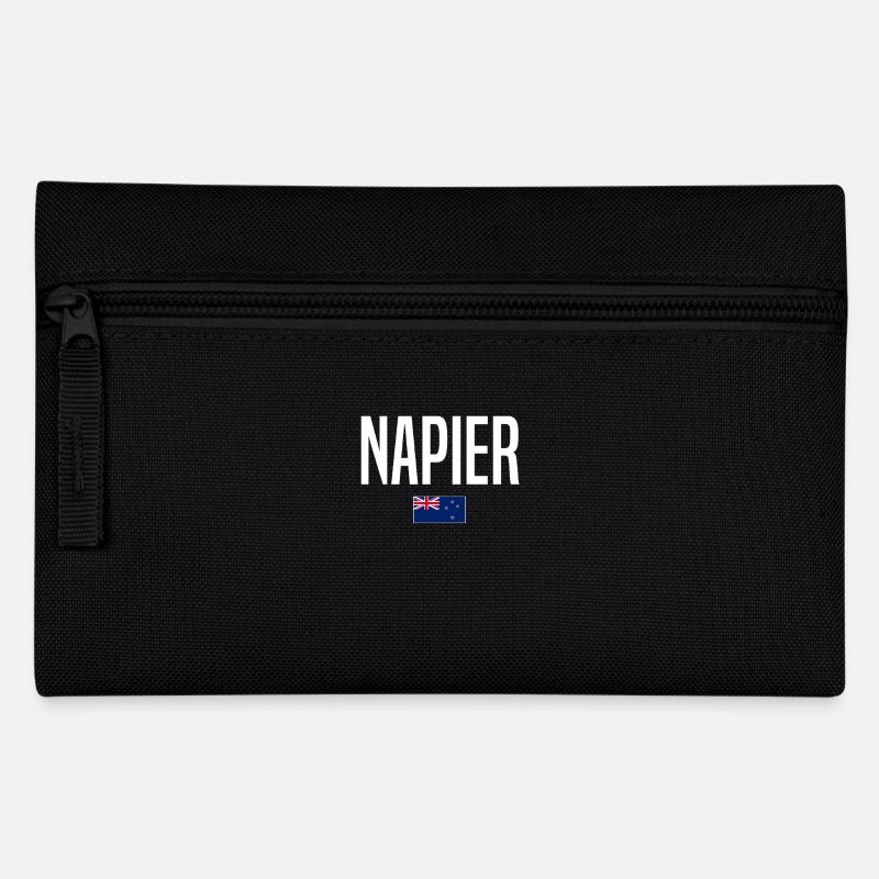Napier Neuseeland - Federtasche - Schwarz