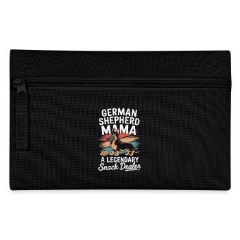 German Shepherd Mama, Legendärer Snack-Dealer - Federtasche - Schwarz - Vorne