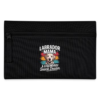 Labrador Mama Mama, Legendärer Snack-Dealer - Federtasche - Schwarz - Vorne