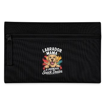 Labrador Mama Mama, Legendärer Snack-Dealer - Federtasche - Schwarz - Vorne