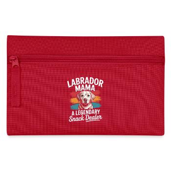 Labrador Mama Mama, Legendärer Snack-Dealer - Federtasche - Rot - Vorne
