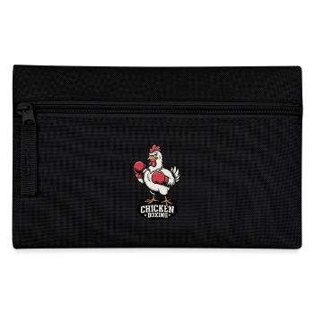 Motif de boxe de poulet amusant pour les fans de sport - Trousse - noir - Devant