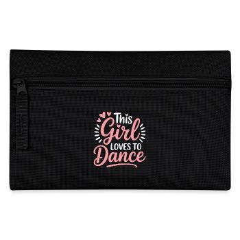 Tanzen Spruch Mädchen Tanz Lustig Tanzen Geschenk - Federtasche - Schwarz - Vorne