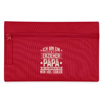 Erzieher Papa - Federtasche - Rot - Vorne
