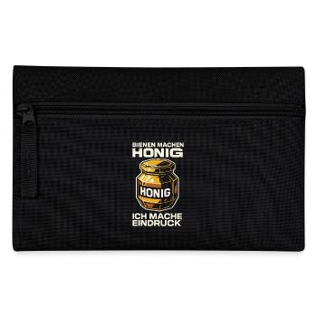 Bees beekeeper make honey and I impression - Pencil Case - black - Front