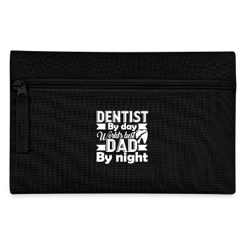 Dentist Dentist Dad - Pencil Case - black - Front