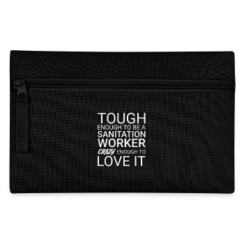 Sanitation worker Crazy - Pencil Case - black - Front