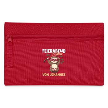 Paresseux Johannes - Trousse - rouge - Devant