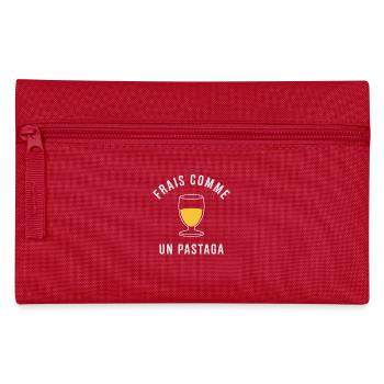 Frais comme un pastaga Humour apéro du Sud - Trousse - rouge - Devant