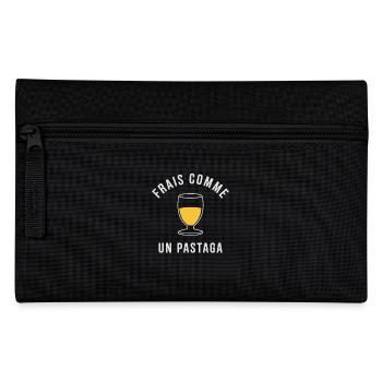 Frais comme un pastaga Humour apéro du Sud - Trousse - noir - Devant