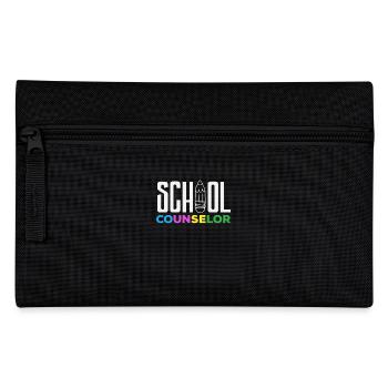 Schulberater Buntstift Design - Federtasche - Schwarz - Vorne