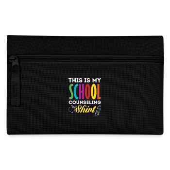 This Is My School Counselor Shirt - Pencil Case - black - Front