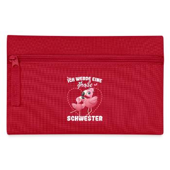Announcing offspring I'm going to be a big sister in 2027 - Pencil Case - red - Front