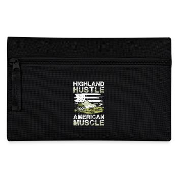 Highland Hustle American Muscle Mountains Adventure - Pencil Case - black - Front