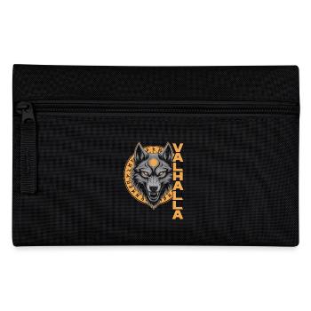Conception de la rune du loup nordique Valhalla - Trousse - noir - Devant