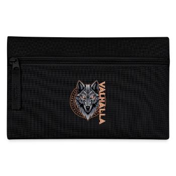 Conception de la rune du loup nordique Valhalla - Trousse - noir - Devant