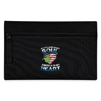 Scotland In My Soul America In My Soul - Pencil Case - black - Front