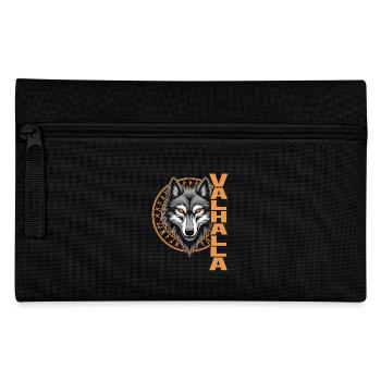 Conception de la rune du loup nordique Valhalla - Trousse - noir - Devant