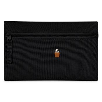 Brusttasche Mops - Federtasche - Schwarz - Vorne