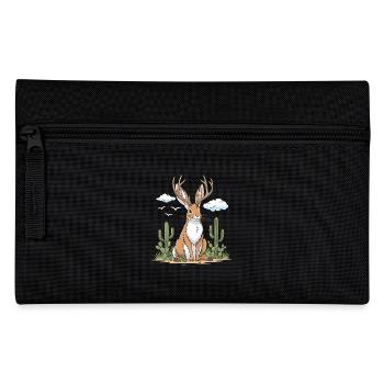 Jackalope Wüste - Federtasche - Schwarz - Vorne