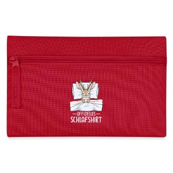 Offizielles Schlafshirt - Federtasche - Rot - Vorne