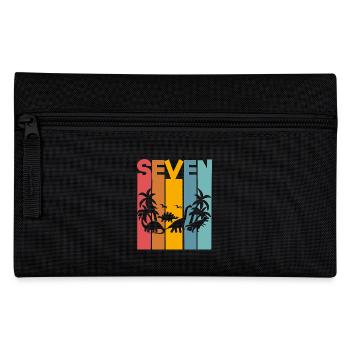Dinosaure du 7e anniversaire - Trousse - noir - Devant