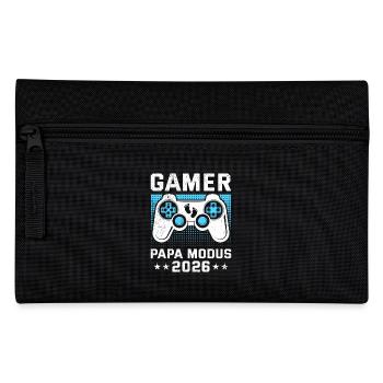 GAMER PAPA MODUS 2026 Vaterschaft Lustig - Federtasche - Schwarz - Vorne